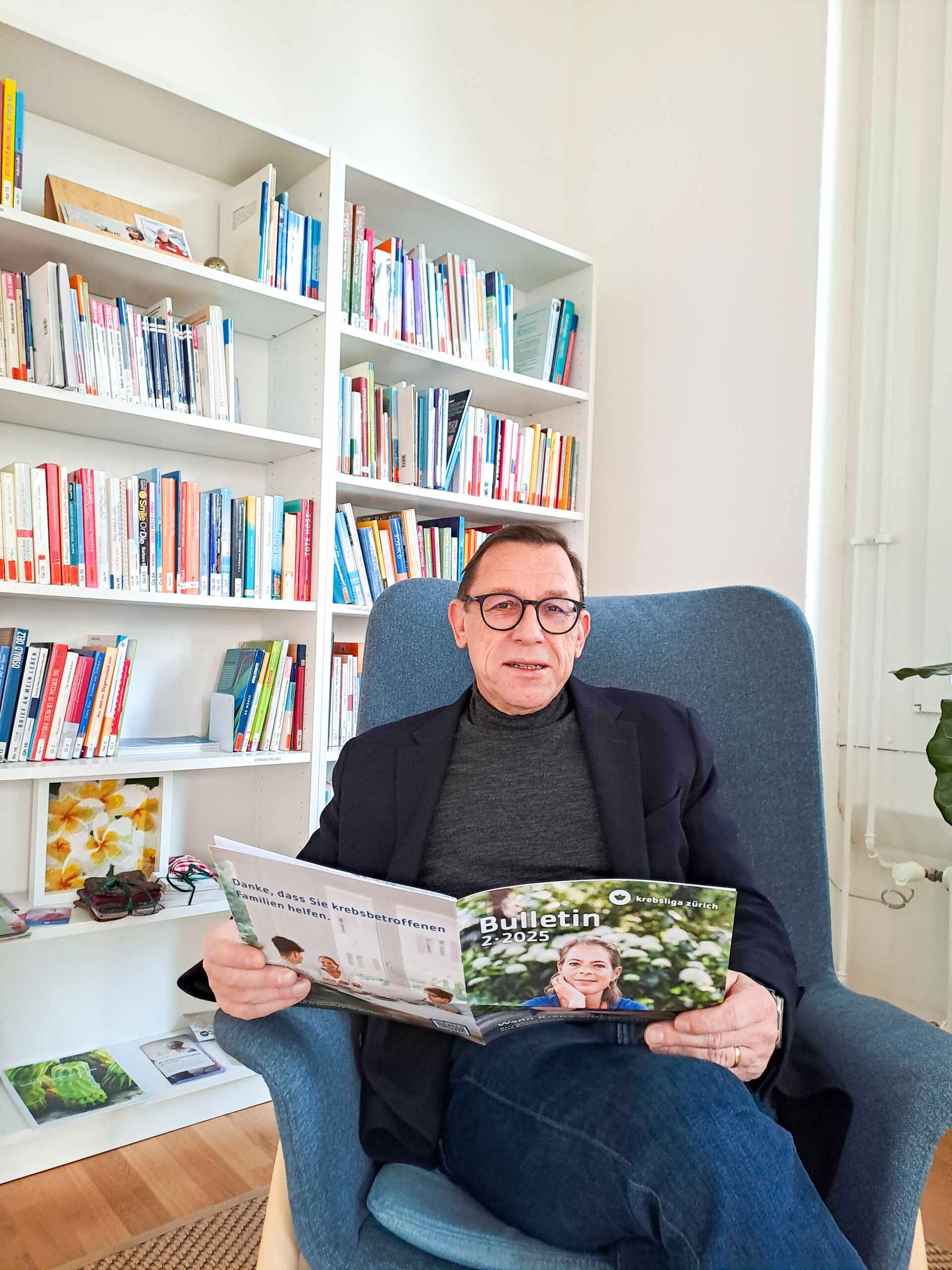 Markus Mayer, freiwilliger Mitarbeiter im Begegnungszentrum «Wäldli» in Zürich.