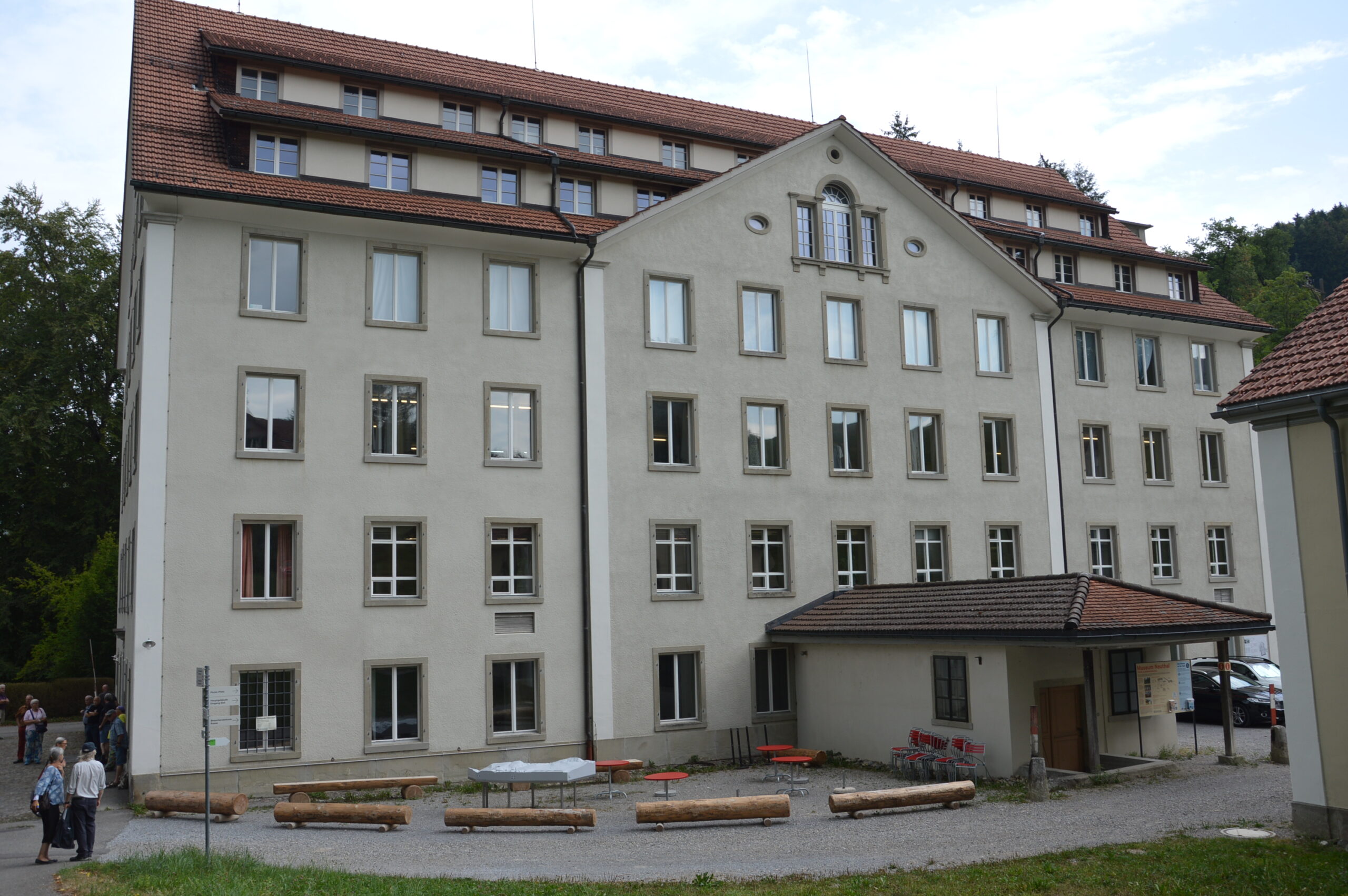 Historisches Industriegebäude des Museums Neuthal.