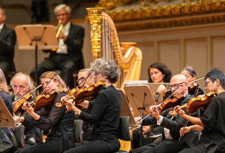 Orchester in der Tonhalle Zürich